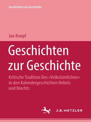 cover image of Geschichten zur Geschichte